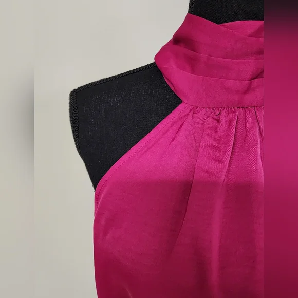 🔥NWT🔥SZ XSMALL Women's Satin Halter Top - A New Day - Picture 5 of 9